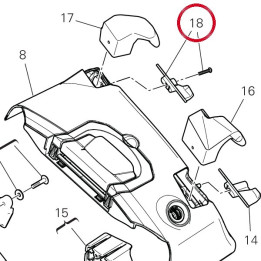 Chiusura posteriore borsa — réf. 69812773A | Ducati Store