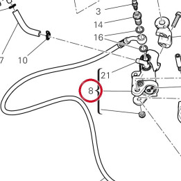 Maitre-Cylindre embrayage — réf. 63040902A | Ducati Store