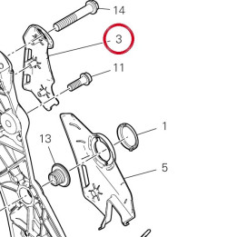 Pare-Chaleur supérieur — réf. 4601H633A | Ducati Store