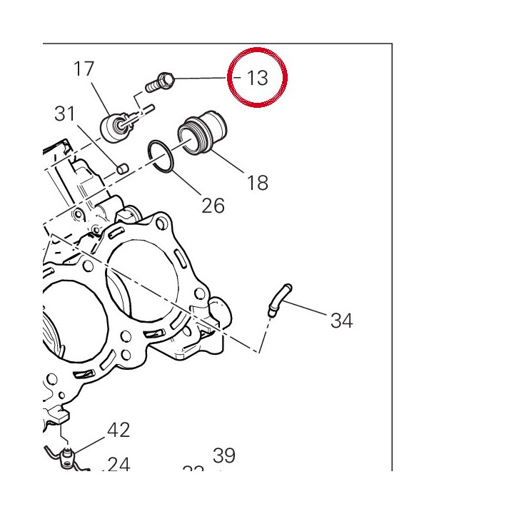 Vis 77251324CF — réf. 77251324CH | Ducati Store