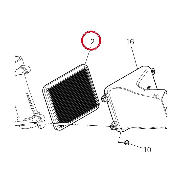 Filtre à air 42610712A — réf. 42610713A | Ducati Store