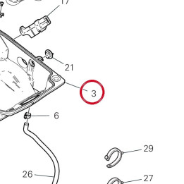 Boîte à filtre inférieure — réf. 4421A831A | Ducati Store