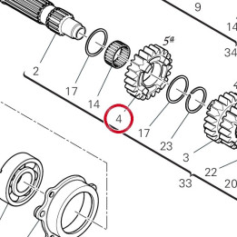 Engrenage menant 5Me — réf. 17215751A | Ducati Store
