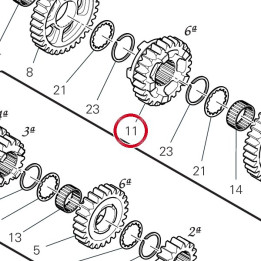 Engrenage entraine 6Me — réf. 17215811A | Ducati Store