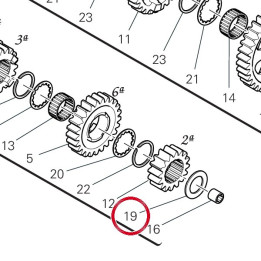 Rondelle de butee 85214141A — réf. 85214141A | Ducati Store