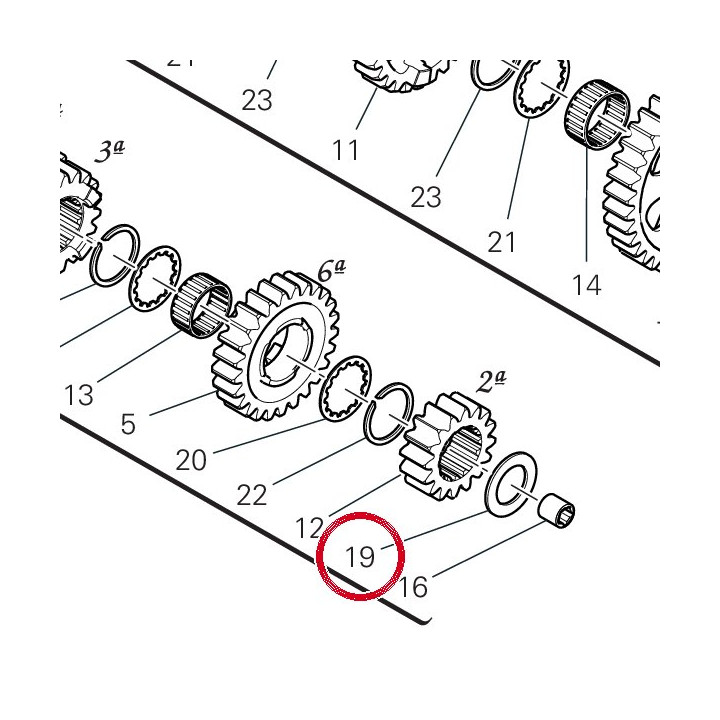 Rondelle de butee 85214141A — réf. 85214141A | Ducati Store