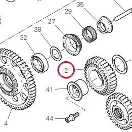 Pignon intermediaire — réf. 17021611B | Ducati Store