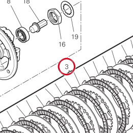 Jeu disques embrayage — réf. 19020521A | Ducati Store