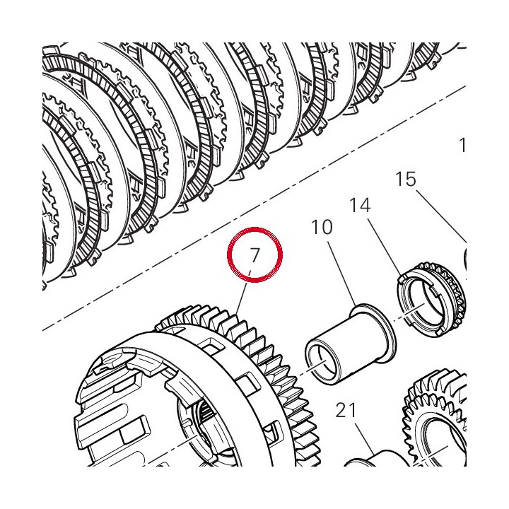 Cloche embrayage complète — réf. 19820502A | Ducati Store