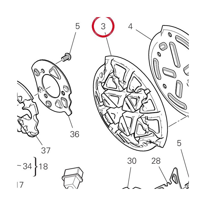 Panneau insonorisant — réf. 48612261A | Ducati Store