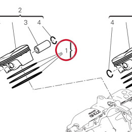 Jeu segments 12120832A — réf. 12120832A | Ducati Store