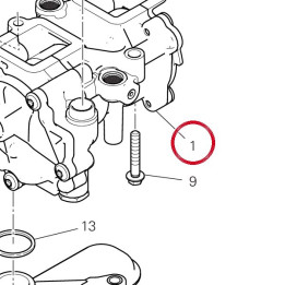 Pompe à huile complète — réf. 24920712A | Ducati Store