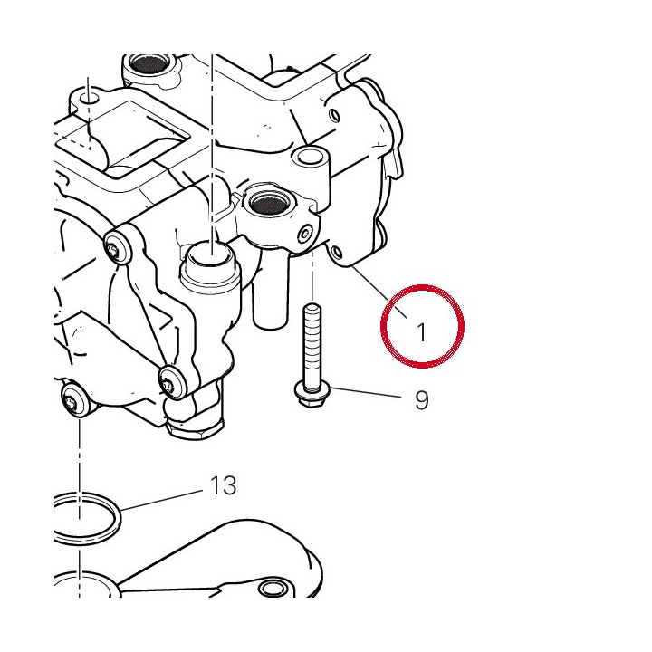 Pompe à huile complète — réf. 24920712A | Ducati Store