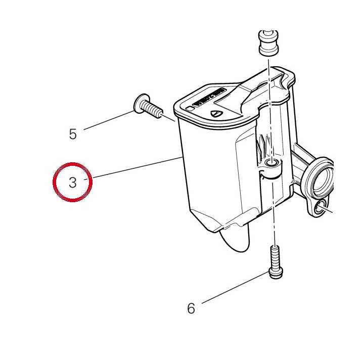 Separateur Huile/Gaz — réf. 58520151B | Ducati Store