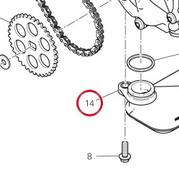 Crepine huile 89420203A — réf. 89420203A | Ducati Store
