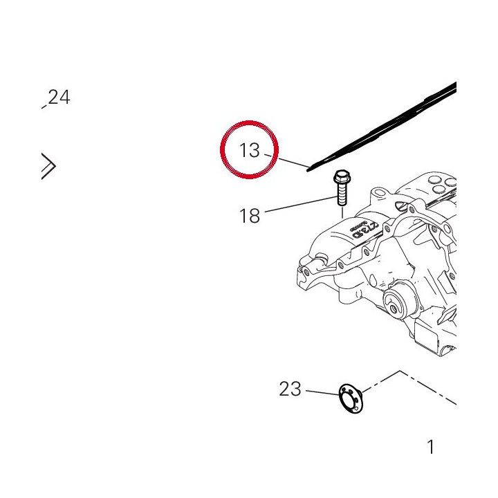 Joint coulasse (arrière) — réf. 78611551B | Ducati Store
