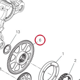 Engranage conduit 17320331C — réf. 17320331C | Ducati Store