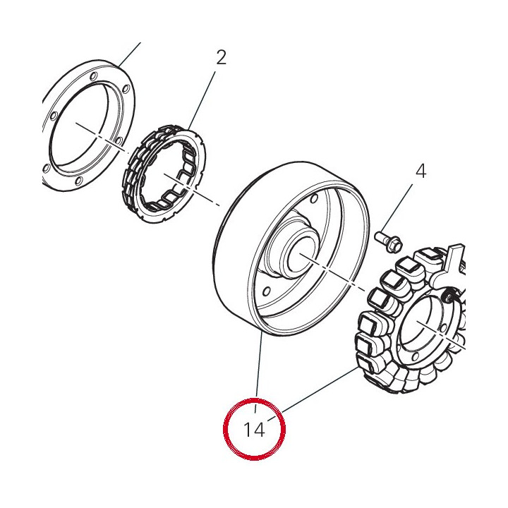 Alternateur 26420651A — réf. 26420651A | Ducati Store