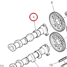 Arbre À cames admission — réf. 14816511A | Ducati Store