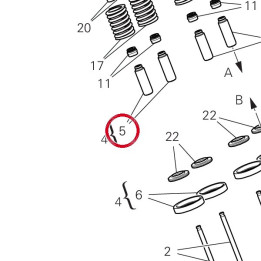 Guide de soupape 303A0841B — réf. 303A0841B | Ducati Store