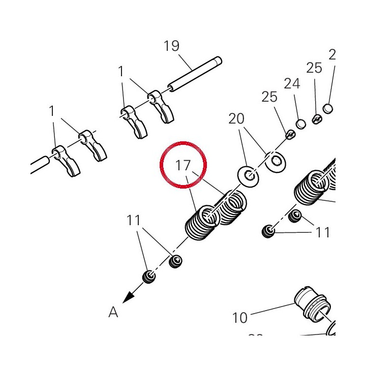 Ressort 79810071C — réf. 79810071C | Ducati Store