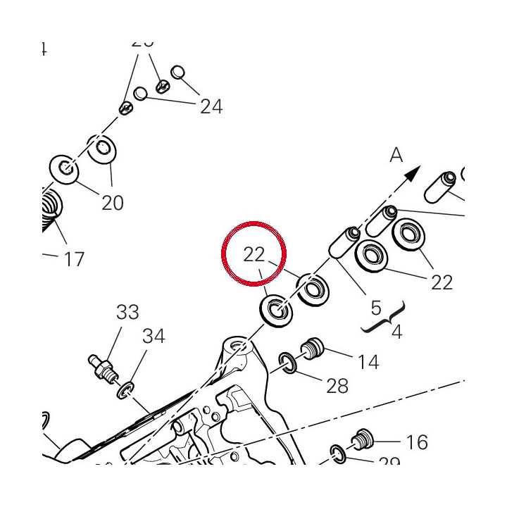 Disque inférieur 83910051A — réf. 83910051A | Ducati Store