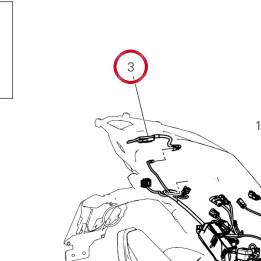 Faisceau arrière 500 h/g — réf. 5101P051A | Ducati Store