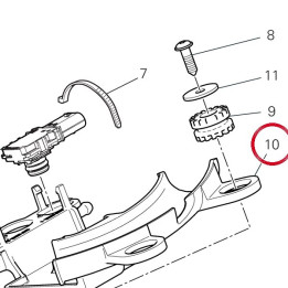 Support capteur 81417692A — réf. 81417692A | Ducati Store