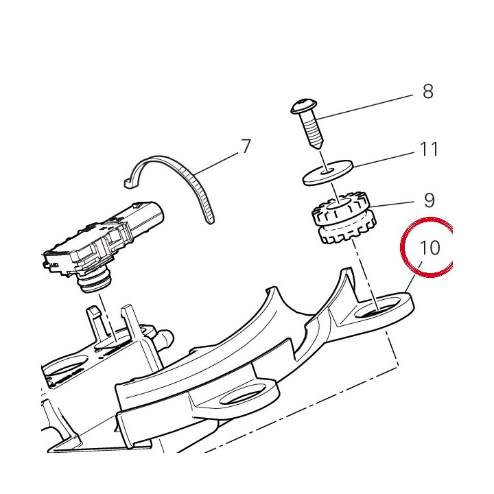 Support capteur 81417692A — réf. 81417692A | Ducati Store