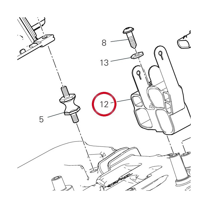 Caoutchouc 76414441C — réf. 76414441C | Ducati Store