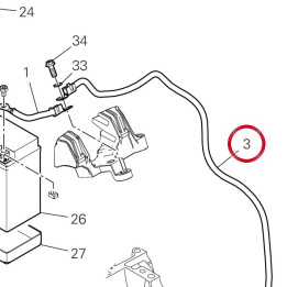 Cable 51310851E — réf. 51310851E | Ducati Store