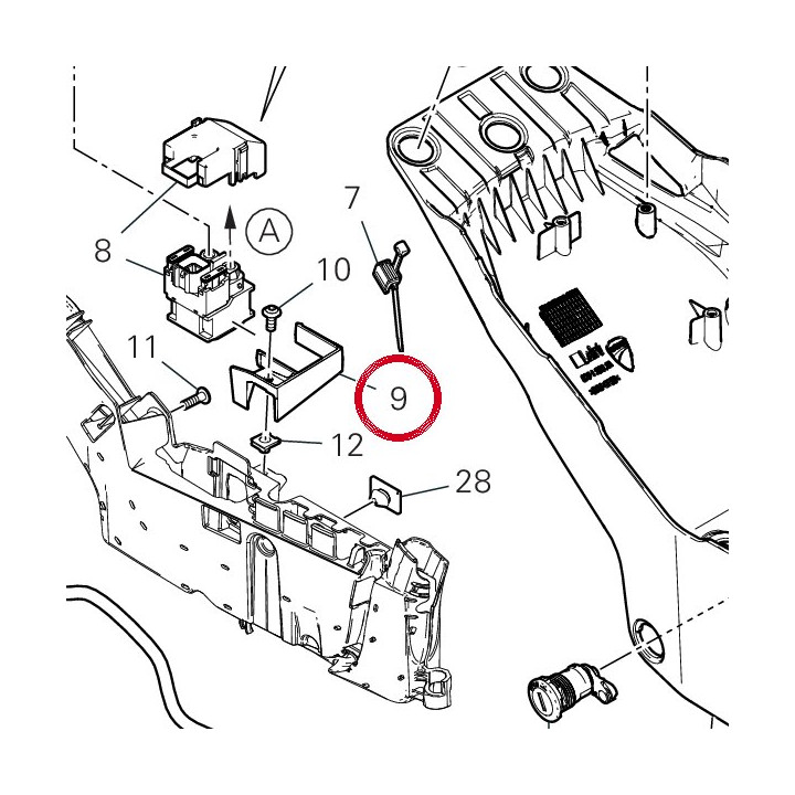 Support telerupteur — réf. 8291I351AA | Ducati Store
