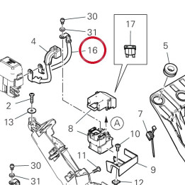 Câble batterie — réf. 51411031A | Ducati Store
