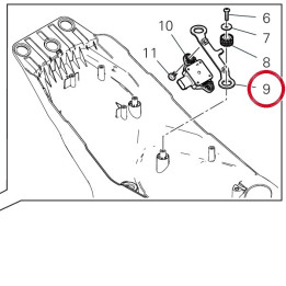 Support centrale cdi — réf. 8301H721AA | Ducati Store
