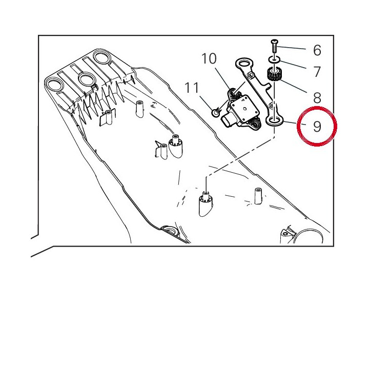 Support centrale cdi — réf. 8301H721AA | Ducati Store