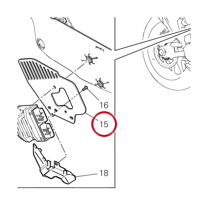 Dissipateur 4601I811AA — réf. 4601I811AA | Ducati Store