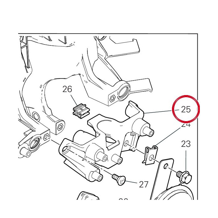 Equerre 8291I142B — réf. 8291I142B | Ducati Store