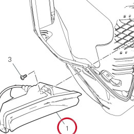 Clignotant avant droit — réf. 53010441C | Ducati Store