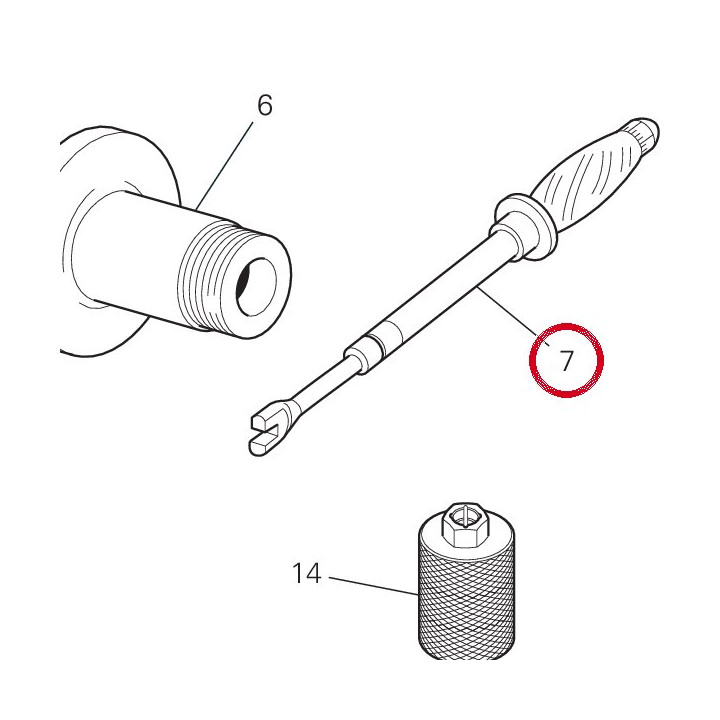 Clé dynamometrique mamelons — réf. 887132777 | Ducati Store