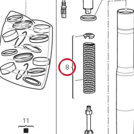 Kit ressort fourche gauche — réf. 34923721A | Ducati Store