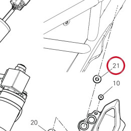 Entretoise 71614691AA — réf. 71614691AA | Ducati Store