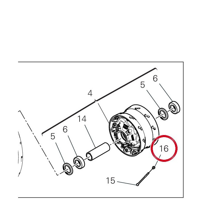 Nipple, rayon 81510411AA — réf. 81510411AA | Ducati Store