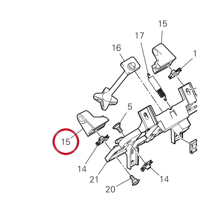 Support 8291J061AA — réf. 8291J061AA | Ducati Store