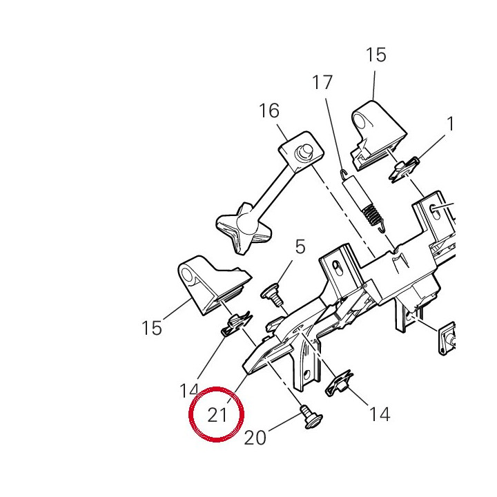 Support 8291J041AA — réf. 8291J041AA | Ducati Store