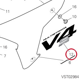 Decalcomanie gauche — réf. 4381L561A | Ducati Store