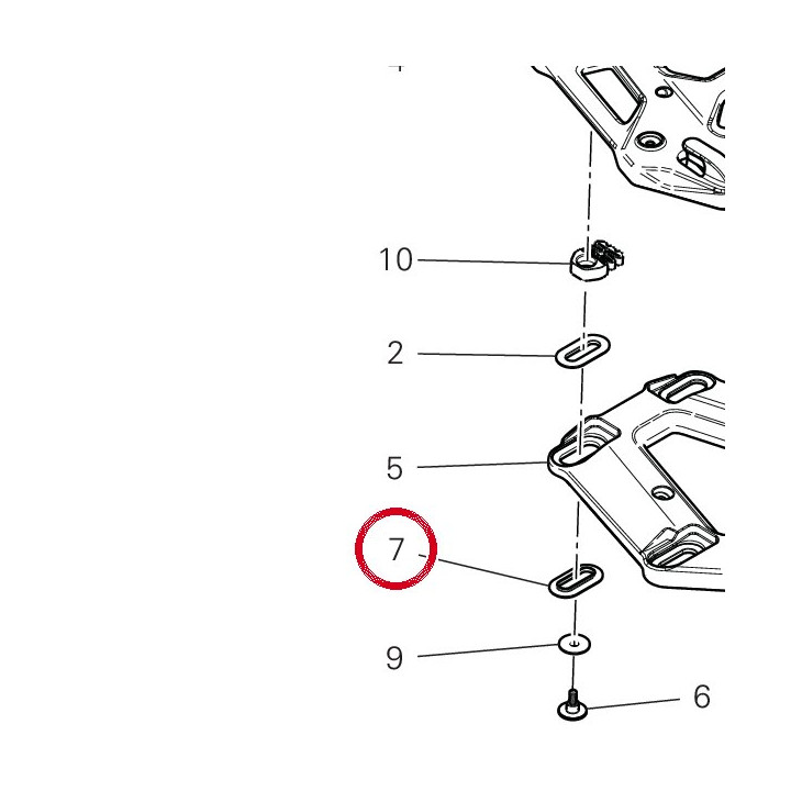 Douille bridee 71210722A — réf. 71210722A | Ducati Store