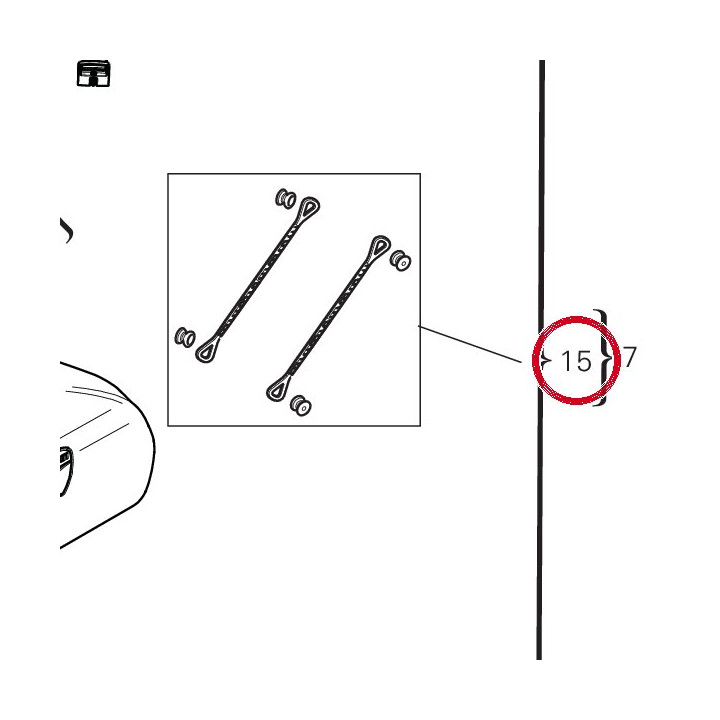 Jeu ceintures 96700810A — réf. 96700810A | Ducati Store
