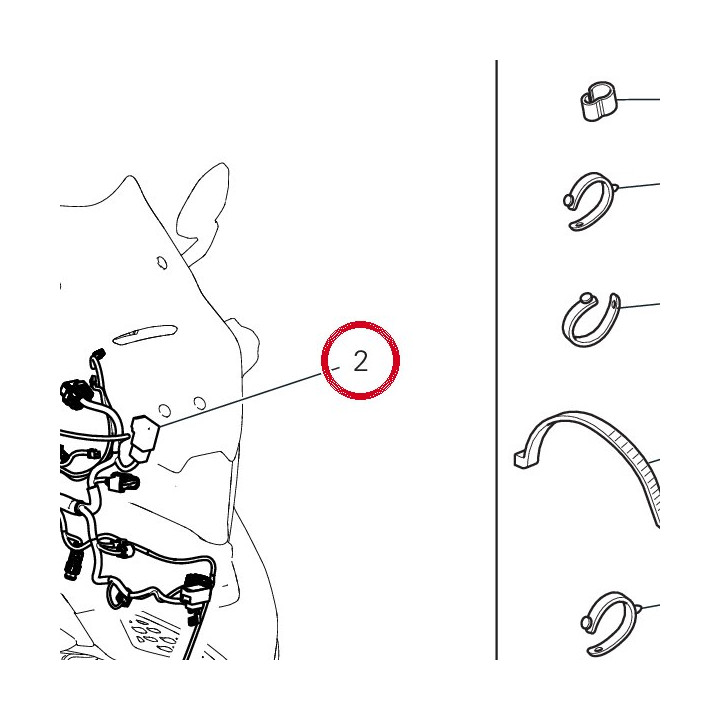 C╢blage principal 5101P721D — réf. 5101P721D | Ducati Store