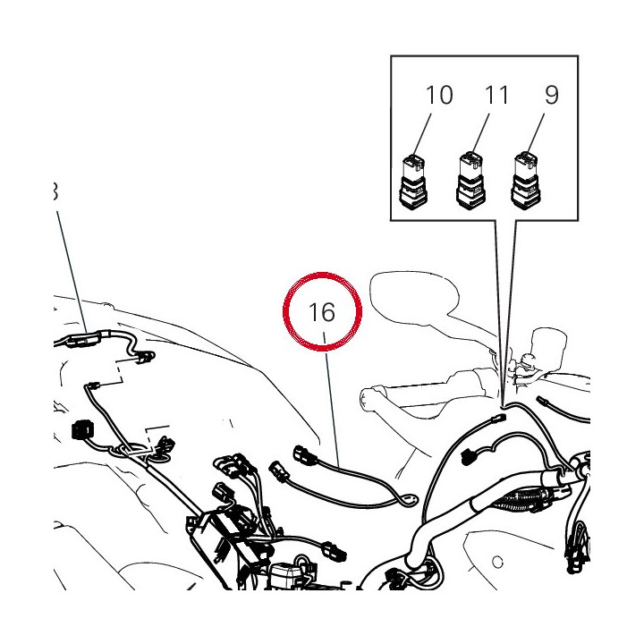 Câblage dispositif — réf. 5101Q121A | Ducati Store