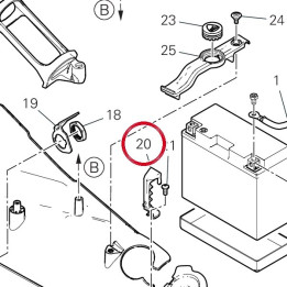 Support tuyaux Abs 8291M101A — réf. 8291M101A | Ducati Store